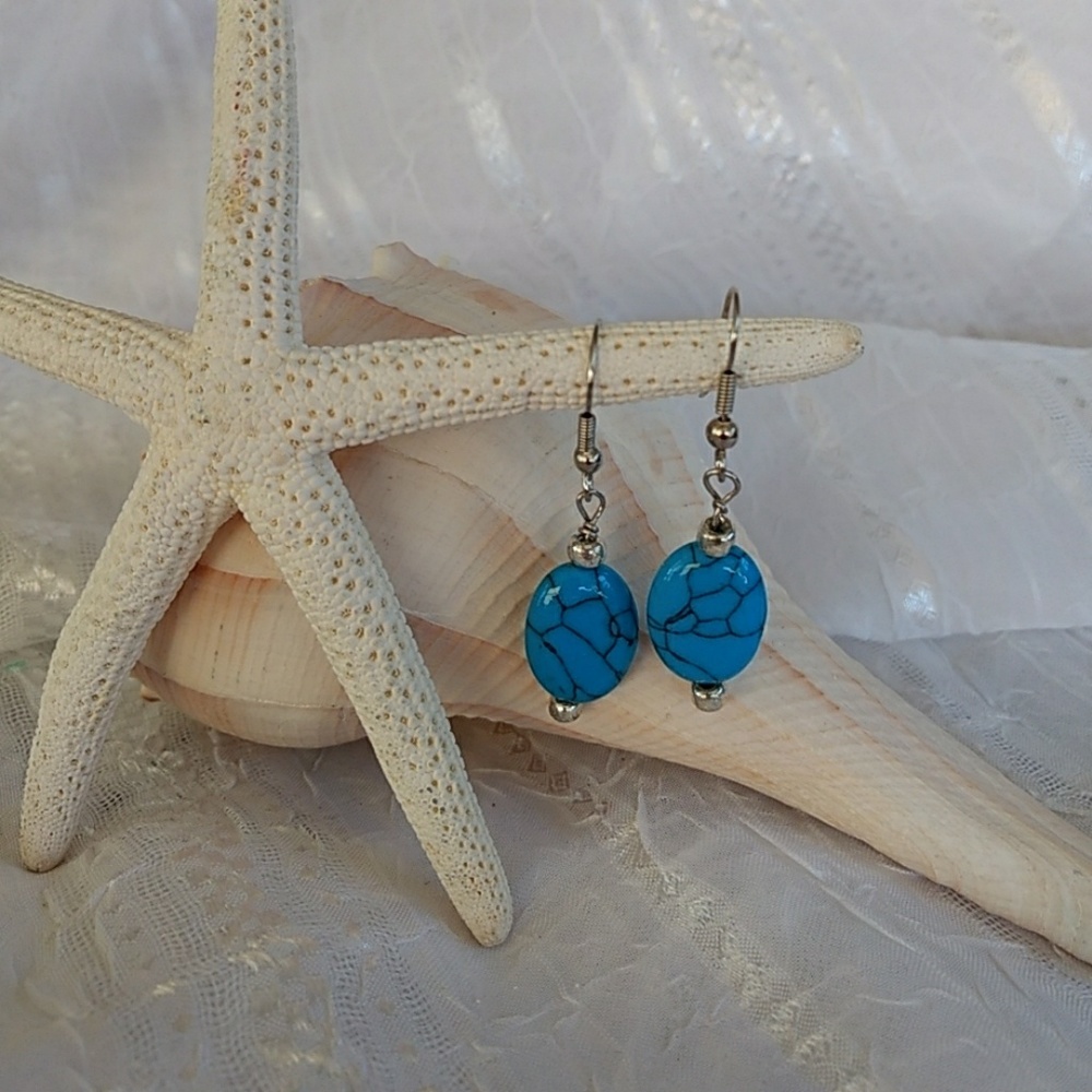 NEW Handmade Turquoise Earrings